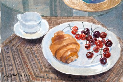 Breakfast in Syria, 2010 by Lucy Willis